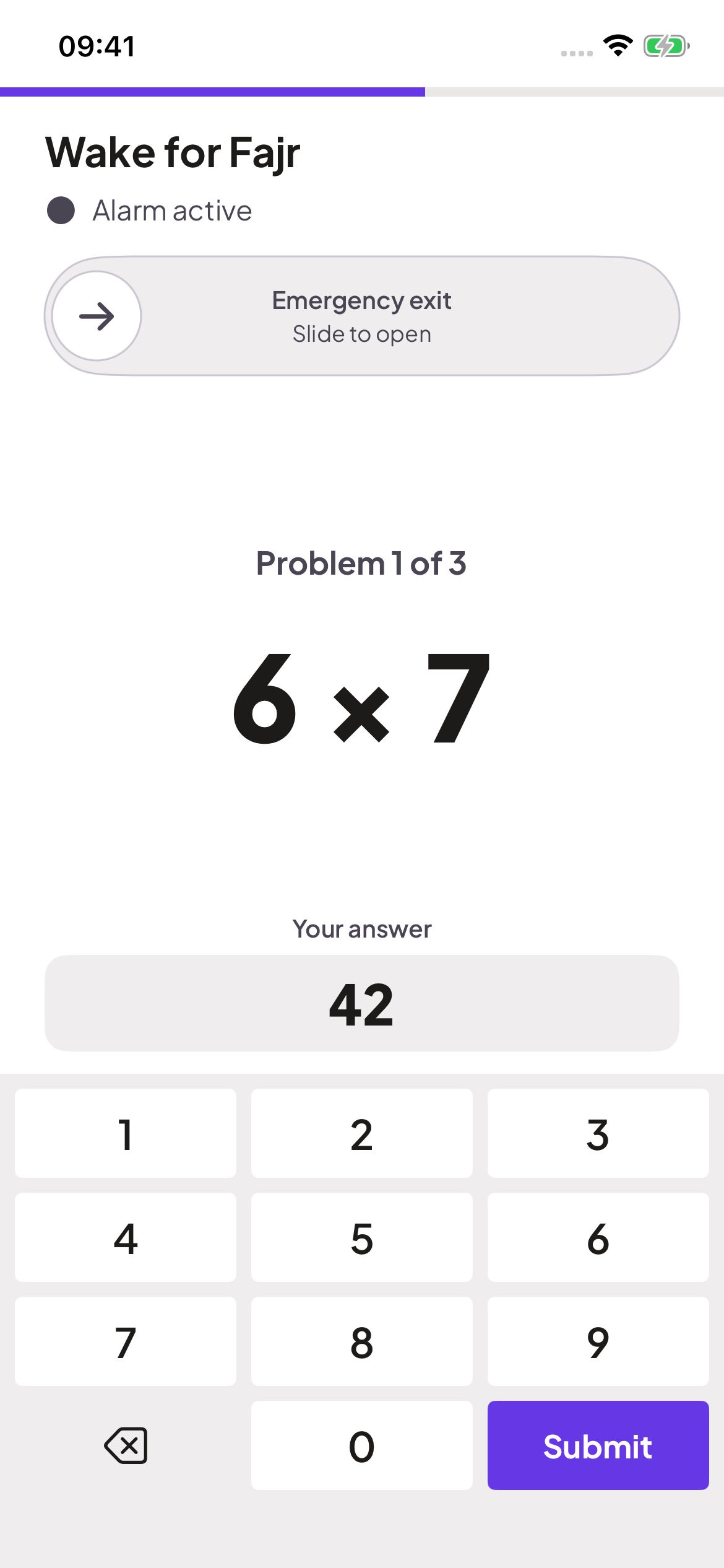 Sobah Math wake-up mission